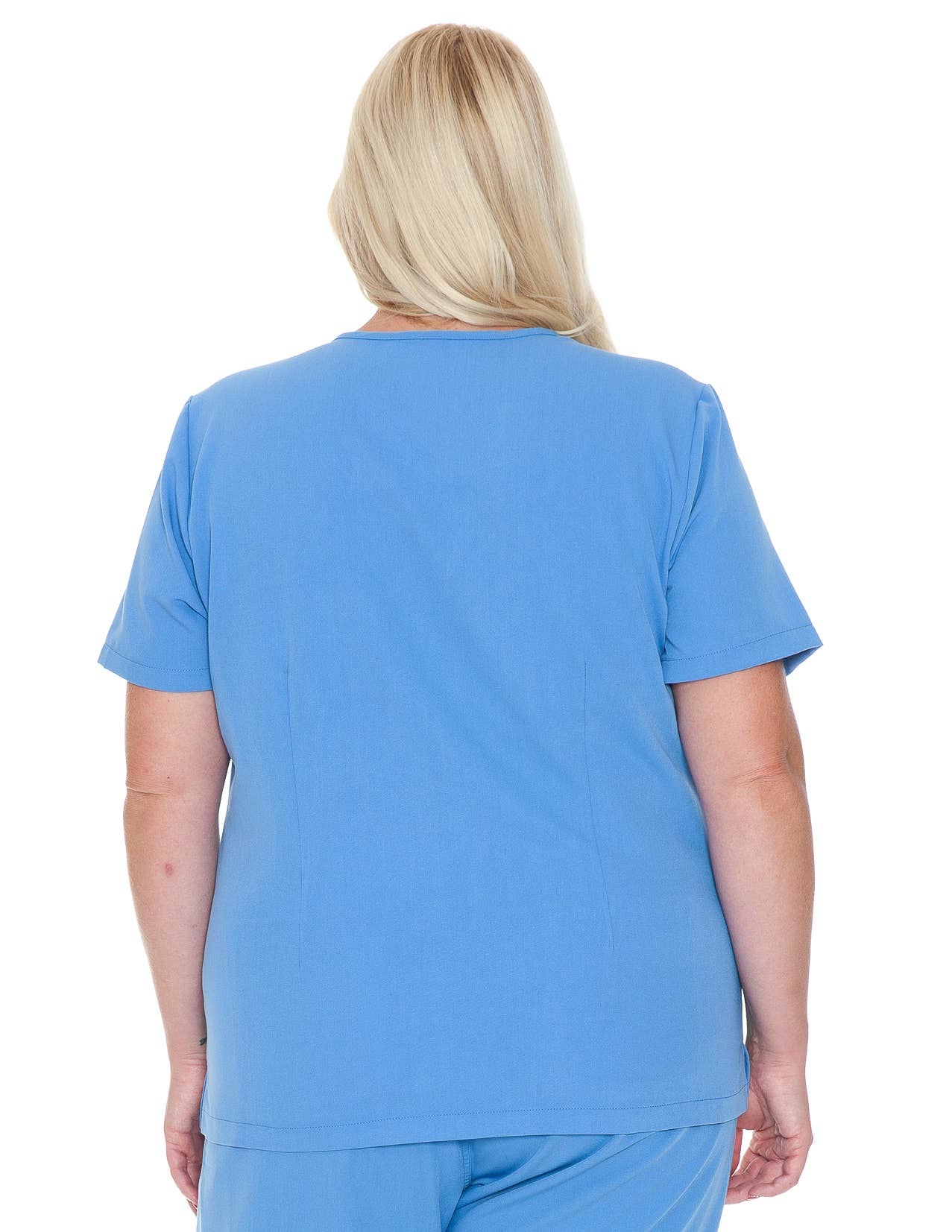 Hospital Blue - Women's Basic Scrub Top